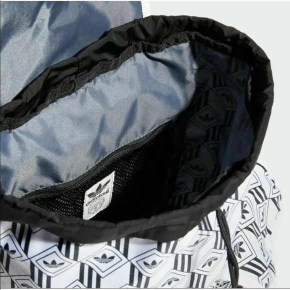 Adidas Women's Originals Utility Mini Backpack Girls Monogram Bags White LP6173 - Picture 7 of 15